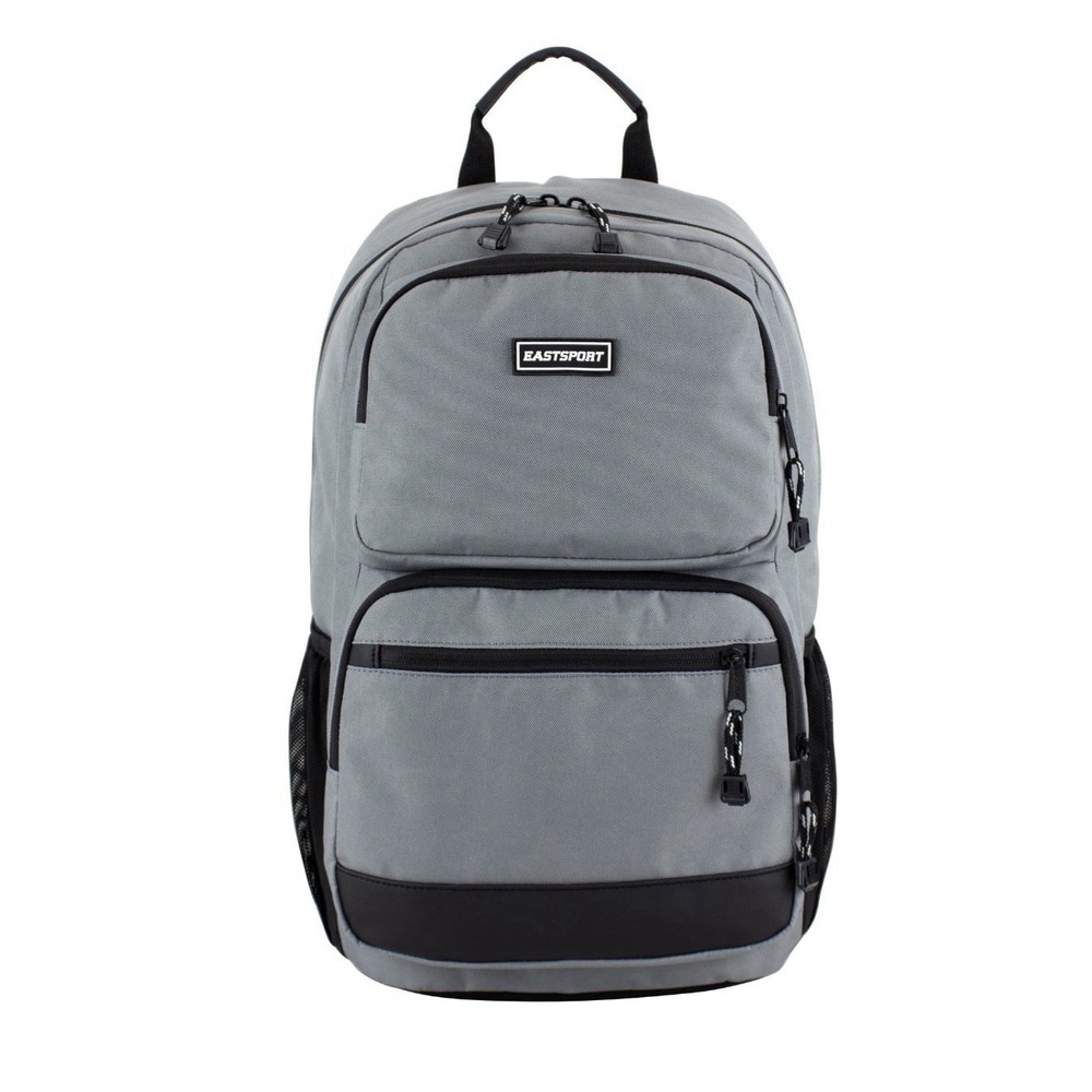 Eastport Aurora Core Backpack Gray Padded Laptop Straps Water Resistant Bottom